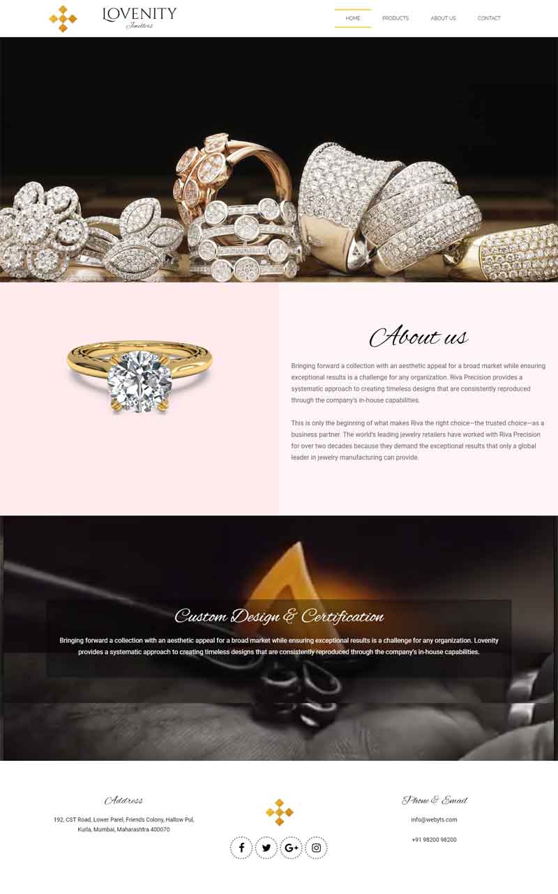 Company Profile Website
