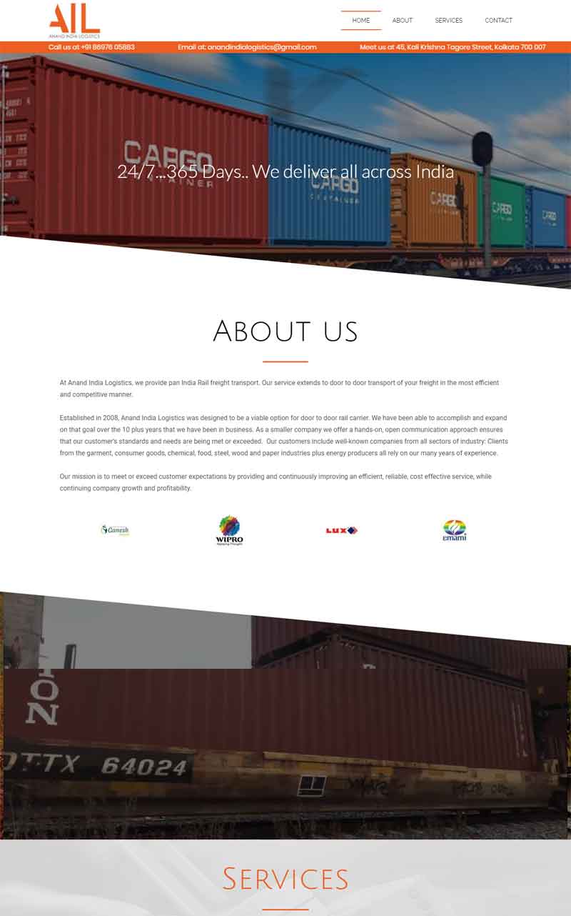 Business Services Website