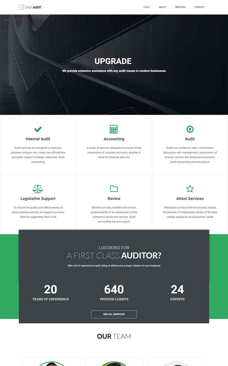 Business Services Website
