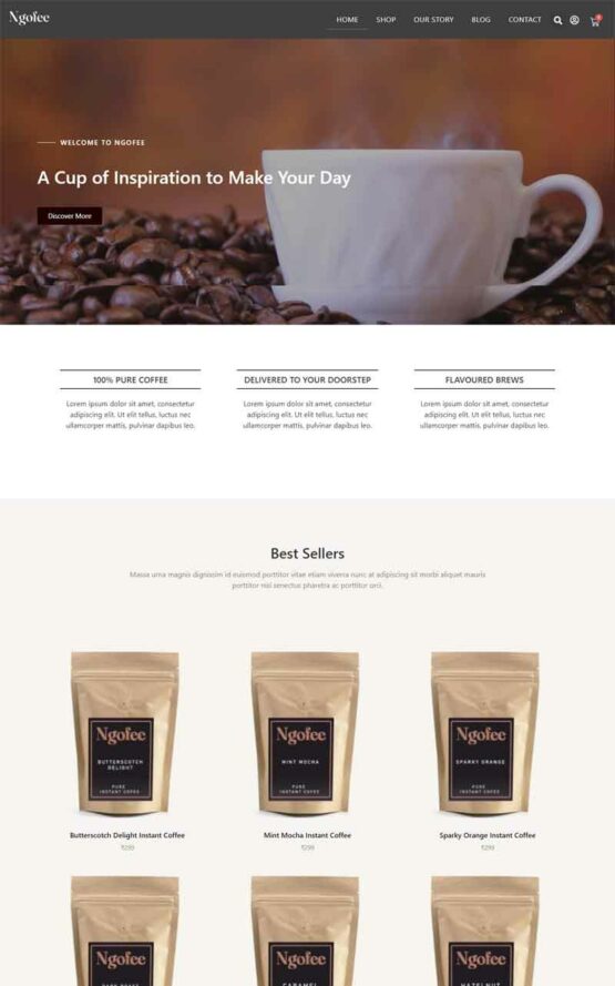 Multipurpose ecommerce website