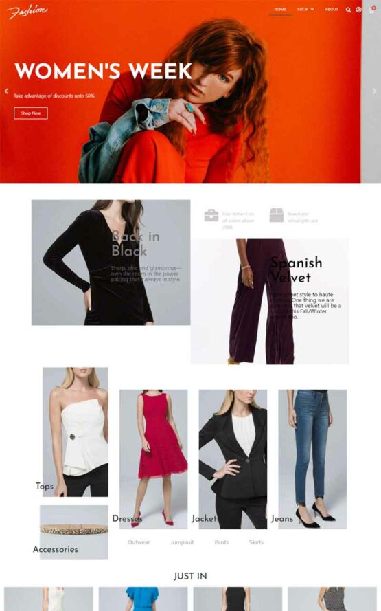 Multipurpose ecommerce website