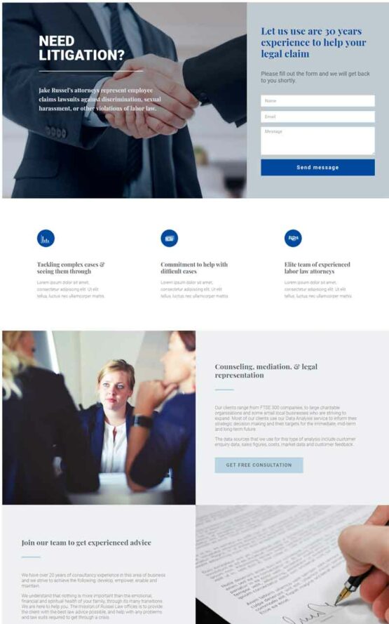 Legal Service Website